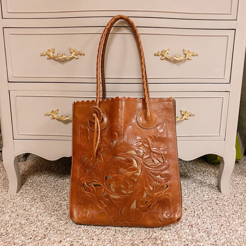 Patricia Nash Leather Tote Bag